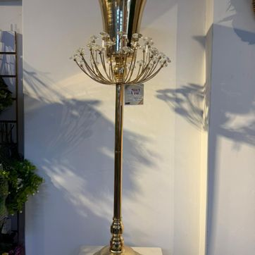 BASE TIPO COPA CON PIEDRERIA - imagen 1