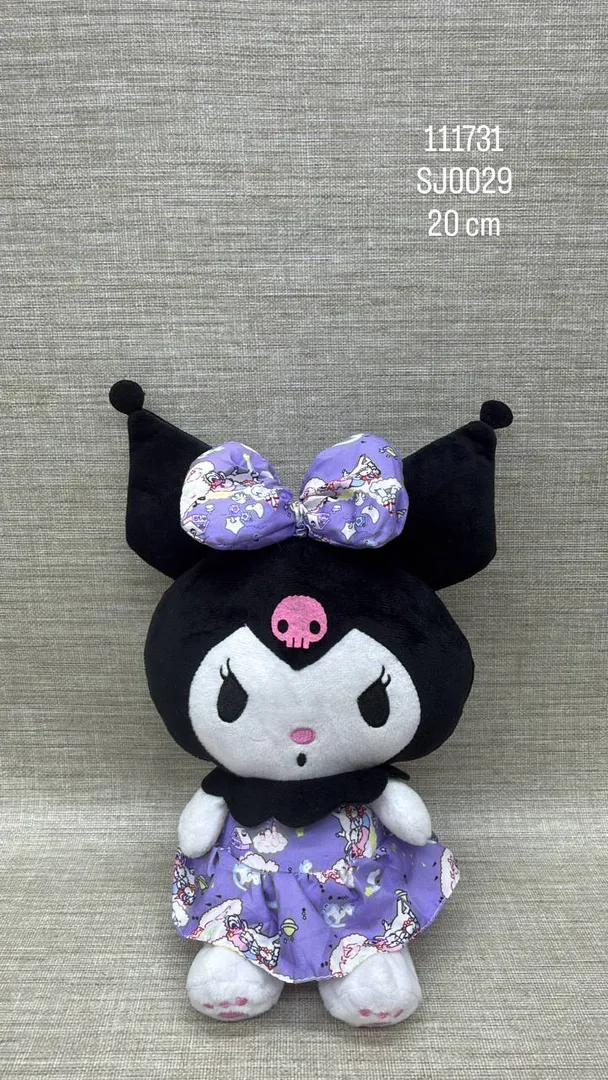 KUROMI CON MOÑO DE 20CM