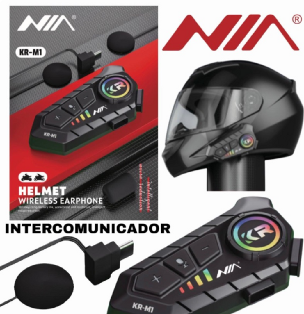 INTERCOMUNICADOR MOTO KR-M1 NIAINTERCOMUNICADOR MOTO KR-M1 NIA