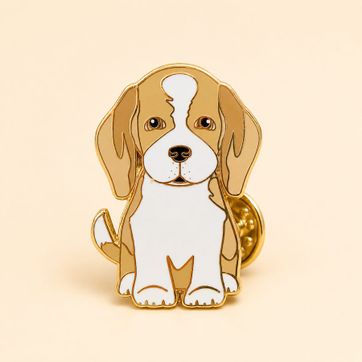 PIN BEAGLE LIMÓN - imagen 1