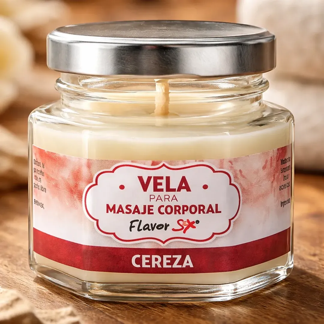 VELA ACEITE CORPORAL SEXUAL AROMATIZADA PARA MASAJES