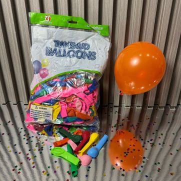 Imagen del producto GLOBO x100 R6 LATEX   FASHION MULTICOLOR