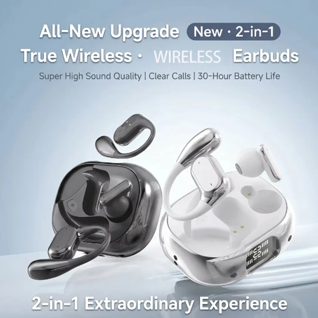 AUDIFONOS AURICULARES INALAMBRICOS STEREO 2 EN 1 Q24