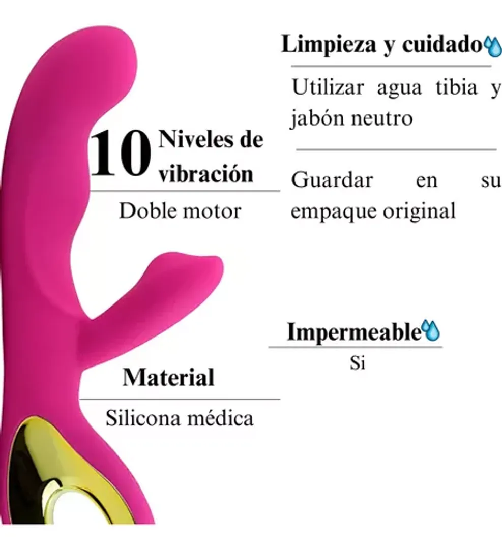 Vibrador Rabbit G Spot - WAVE