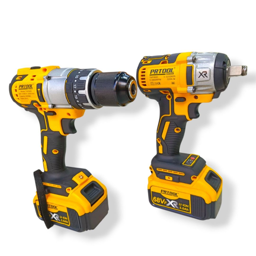 COMBO TALADRO PISTOLA IMPACTO TAPI68D