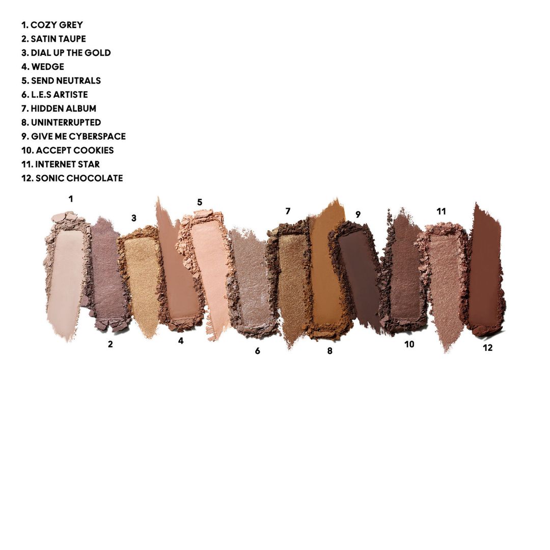 Sombra Connect In Colour Eye Shadow Palette Unfiltered Nudes