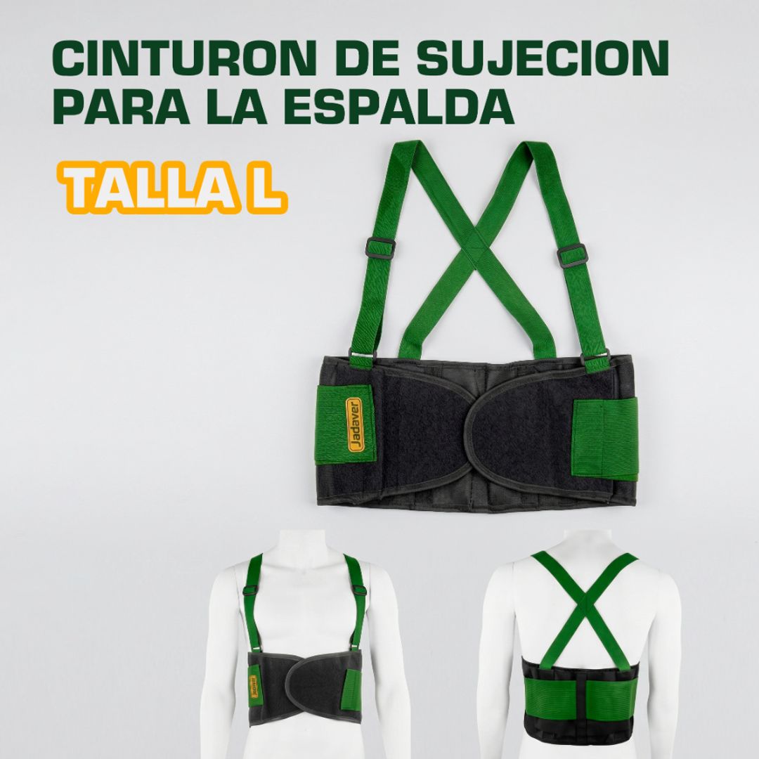 CINTURON DE SUJECION PARA LA ESPALDA TALLA L 38-47