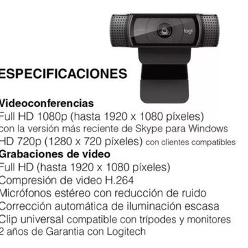 Cámara Web Logitech C920s Pro Full HD - imagen 3