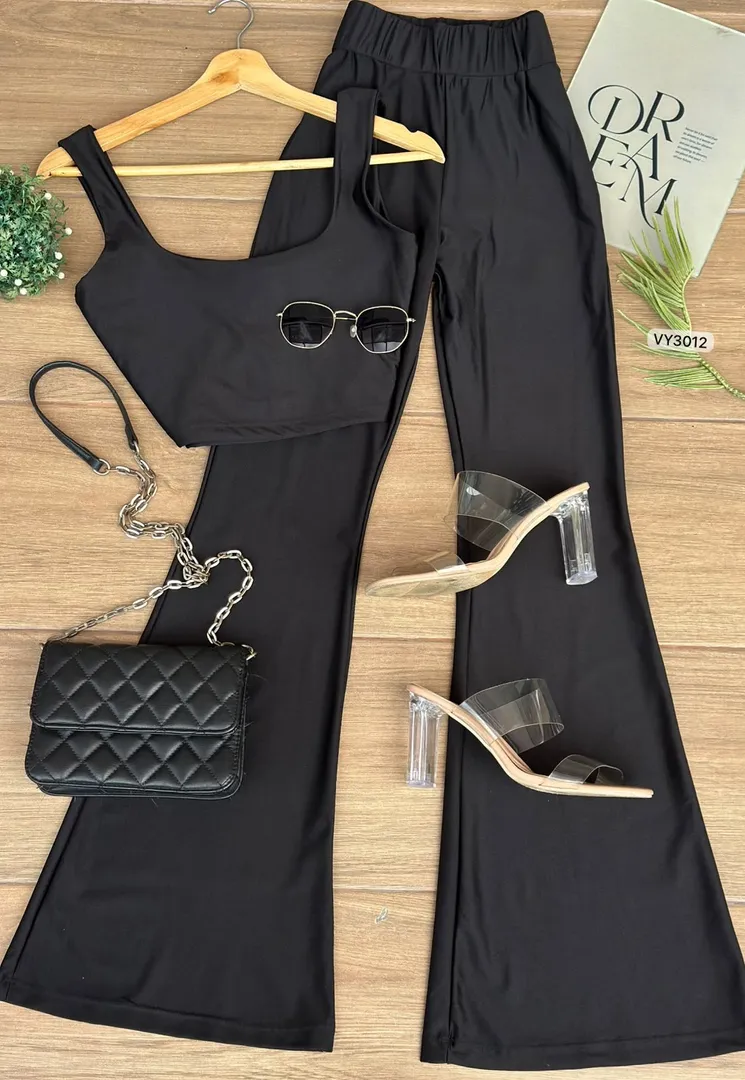 SET BLUSA TIRA Y PANTALON VY3012