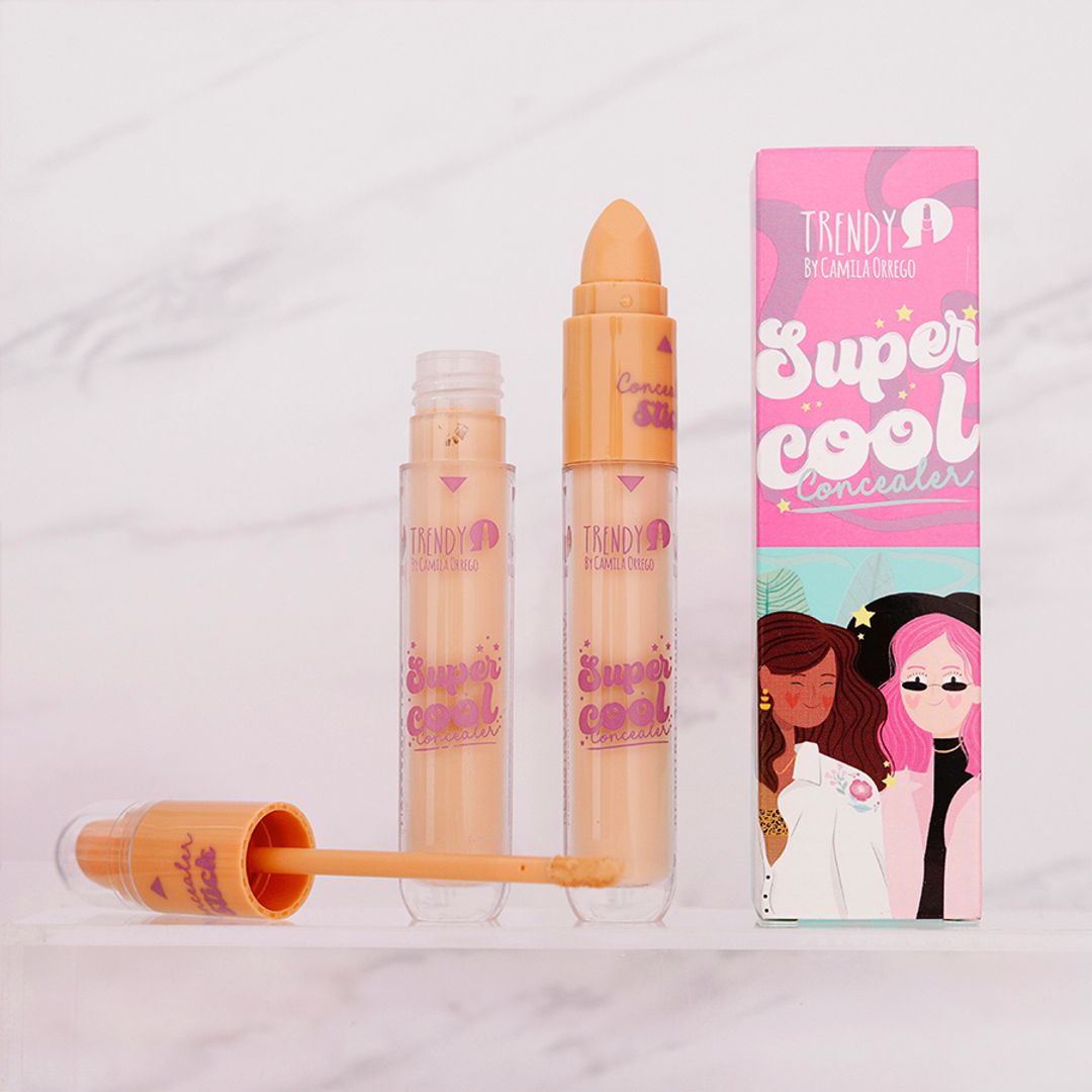 CORRECTOR DE OJERAS DOBLE SUPER COOL TRENDY