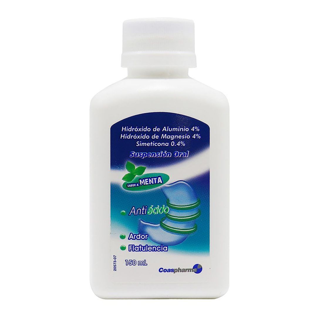 HIDROXIDO ALUM + SIMETICONA COASPHARMA FCO X 150ML