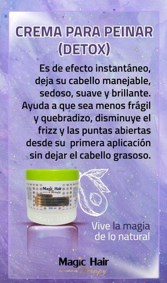 Crema para peinar DETOX Magichair 