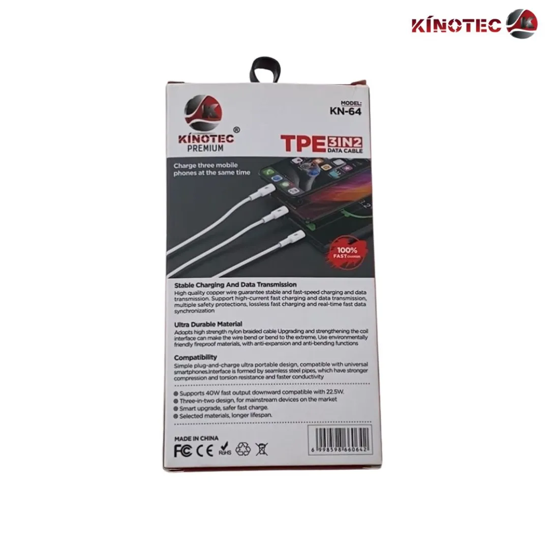 Cable Kinotec 3 in 1 KN-64