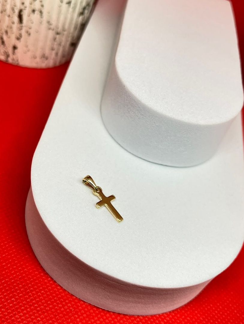 Dije cruz lisa 2cm