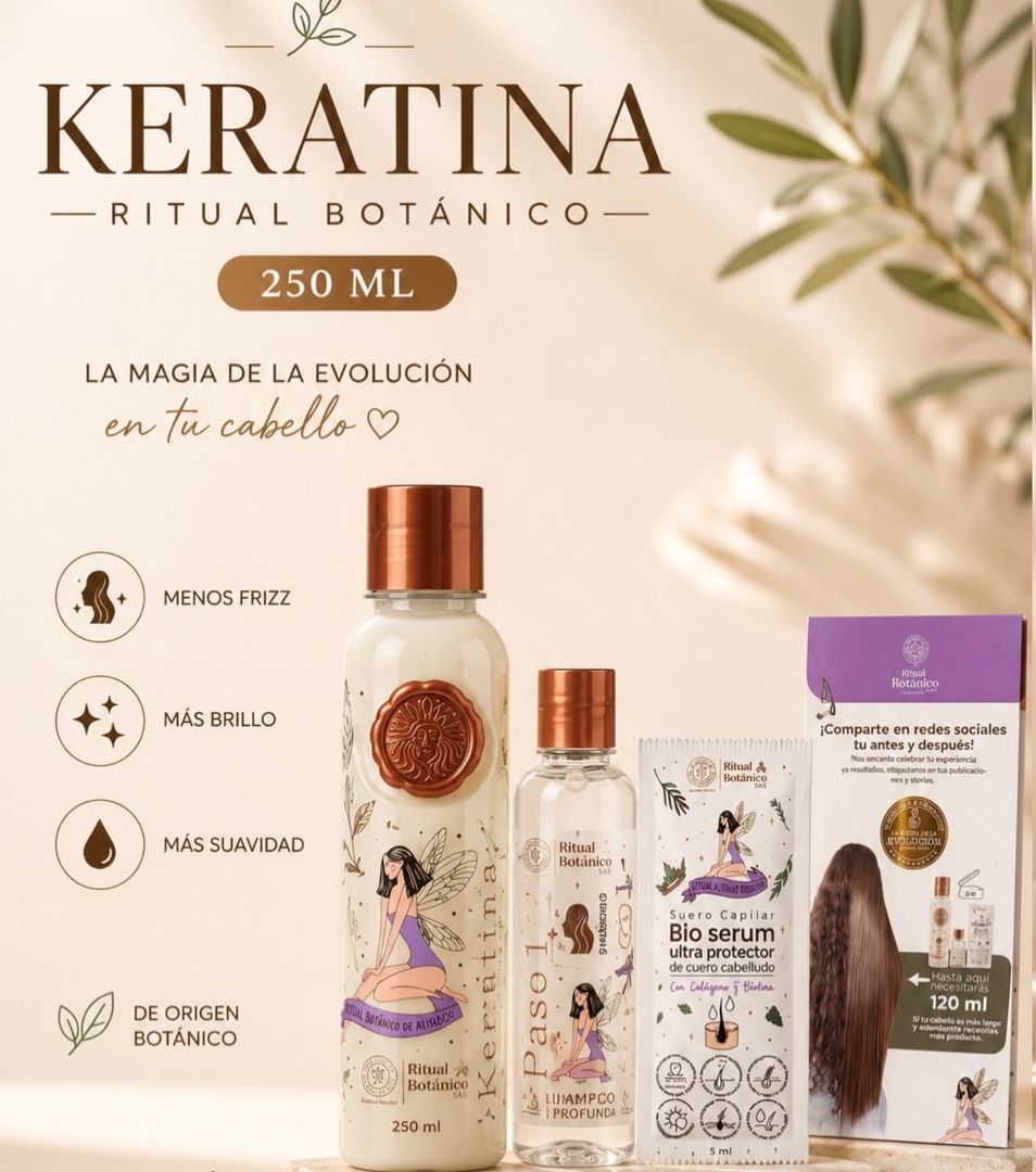 Keratina origen botánico 