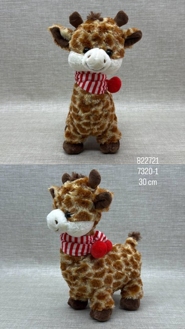 JIRAFA CON BUFANDA DE 30 CM