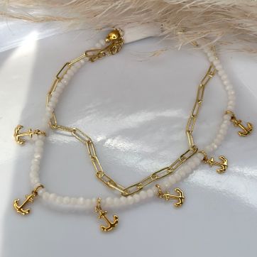 Tobillera murano ancla  - imagen 1