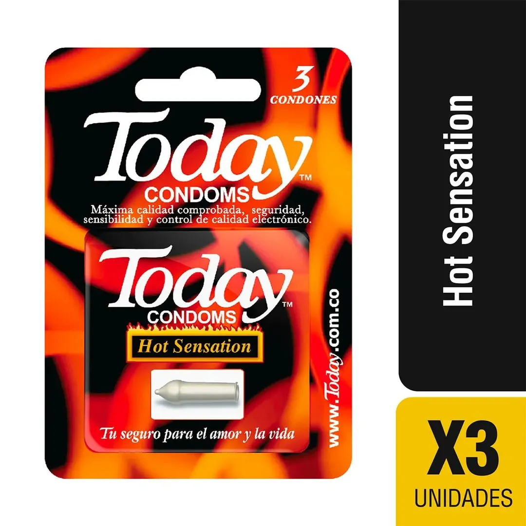 CONDONES TODAY HOT SENSATION*3
