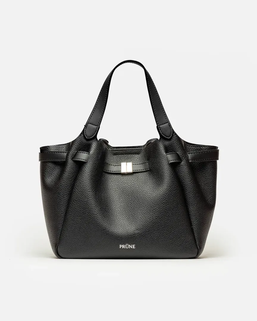 CARTERA DE MANO MARBLE NEGRO