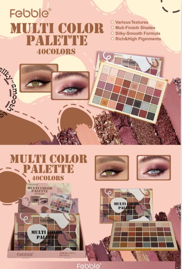 Paleta Multicolor FEBBLE