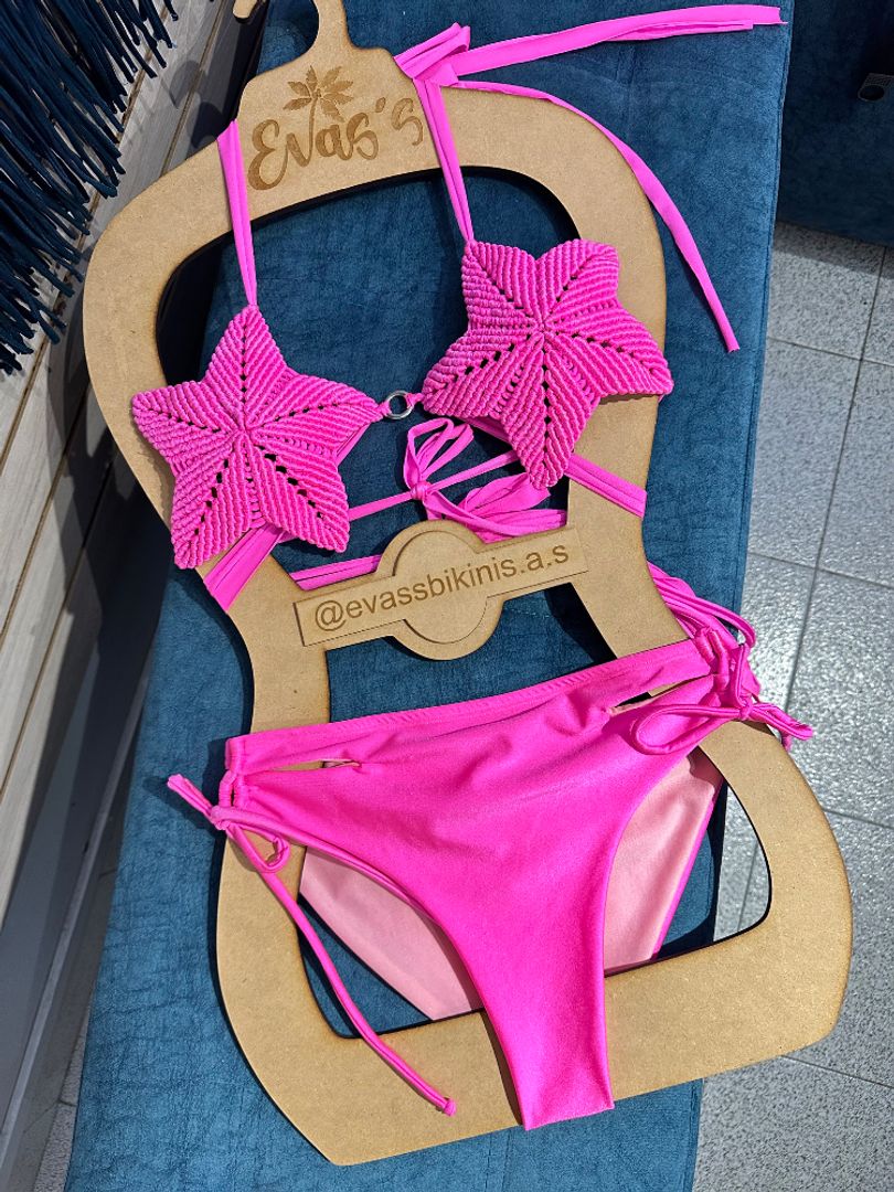 Bikini Selene fucsia confite 