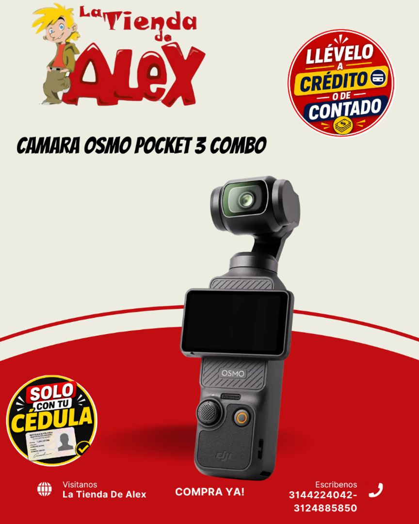 Camara Osmo Pocket 3 Combo