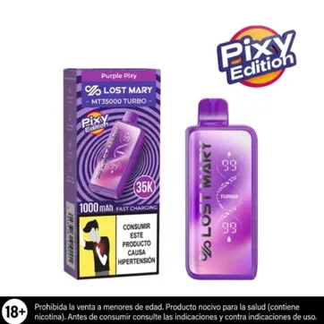 Imagen del producto Lost Mary Purple Pixy 35.000 Puffs Mt Turbo
