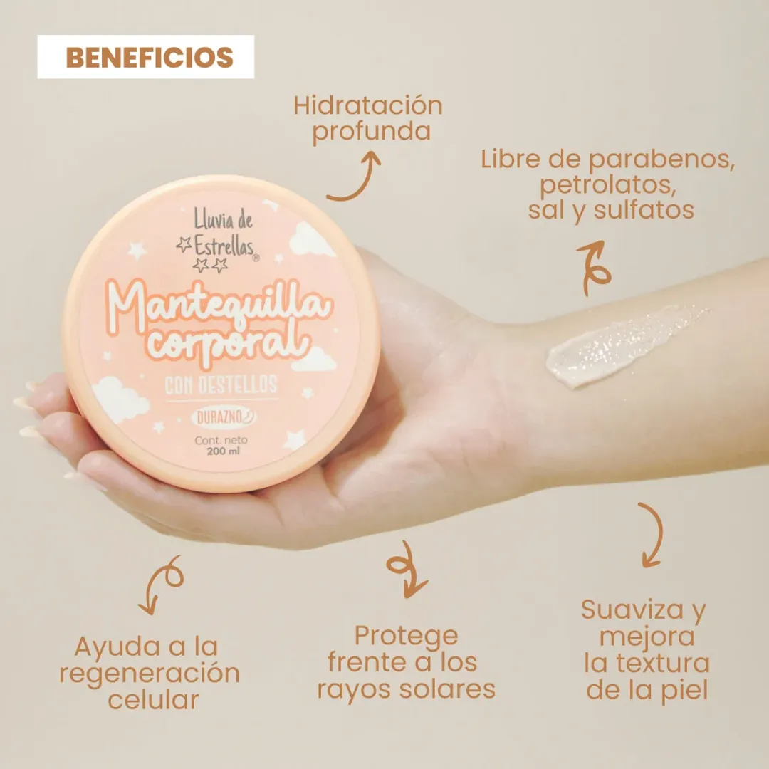 MANTEQUILLA CORPORAL DURAZNO