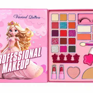 KIT DE MAQUILLAJE INFANTIL CON ACCESORIOS LIBRO - imagen 1