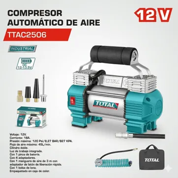 Imagen del producto COMPRESOR AUTOMATICO DE AIRE 12-13.5V 120PSI