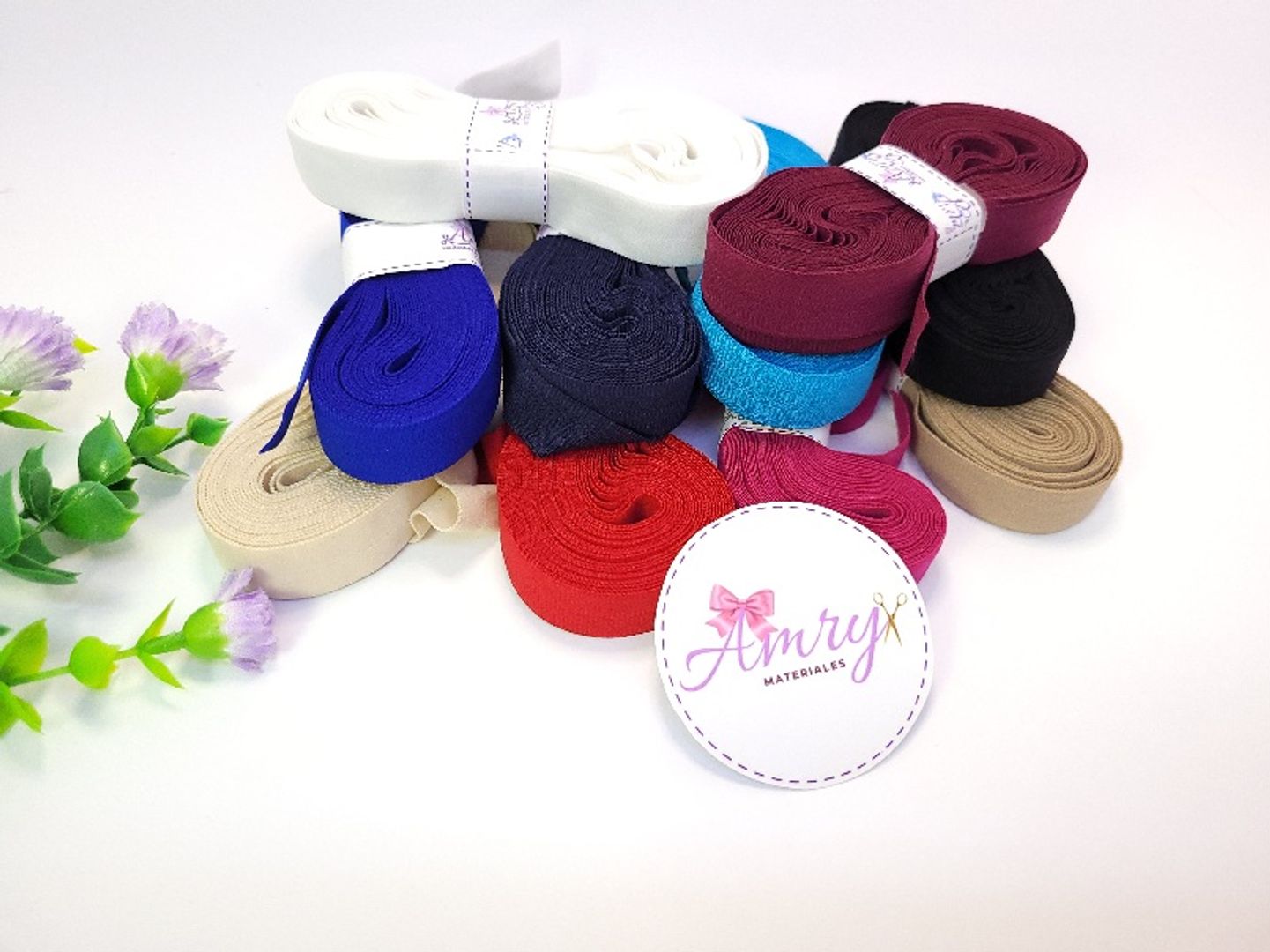 Kit 50mtrs. Sesgo Elástico Suave 1.5cm 