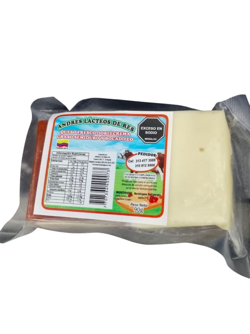 QUESADILLO ANDRES LACTEOS*90G