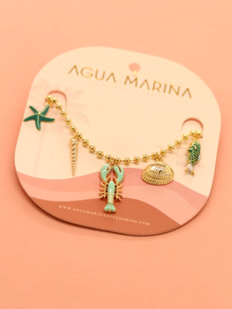 Collar Langosta Azul
