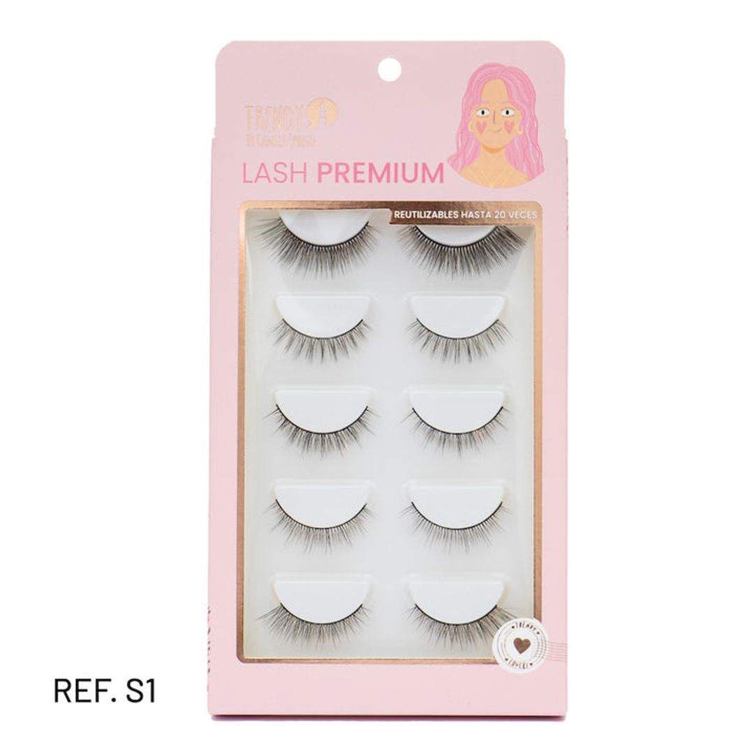 PESTAÑAS TRENDY SET X5 LASH PREMIUM