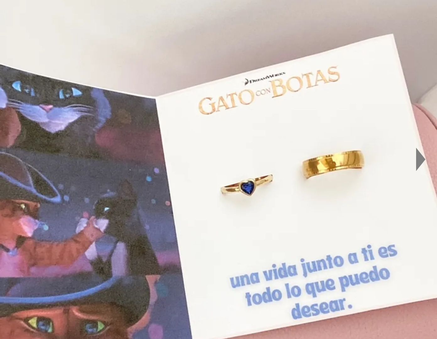 ANILLOS PAREJA GATO Y KITTY