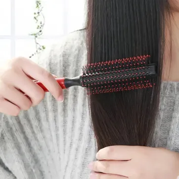 CEPILLO PARA CABELLO REDONDO DE PLASTICO PEINE  - imagen 1