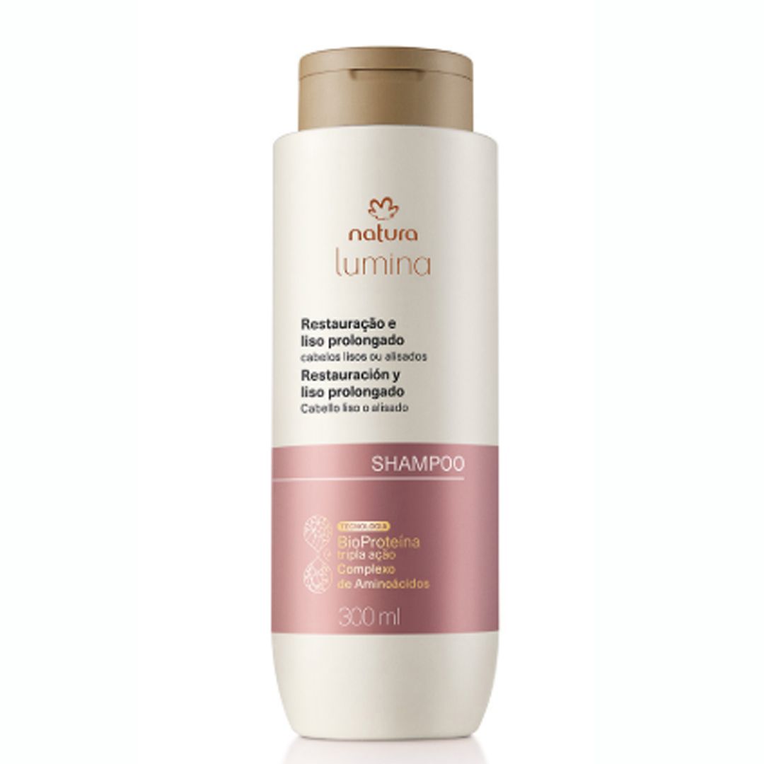 SHAMPOO RESTAURACIÓN RESTAURACIÓN Y LISOS PROLONGADOS CABELLO LISO Y ALISADO