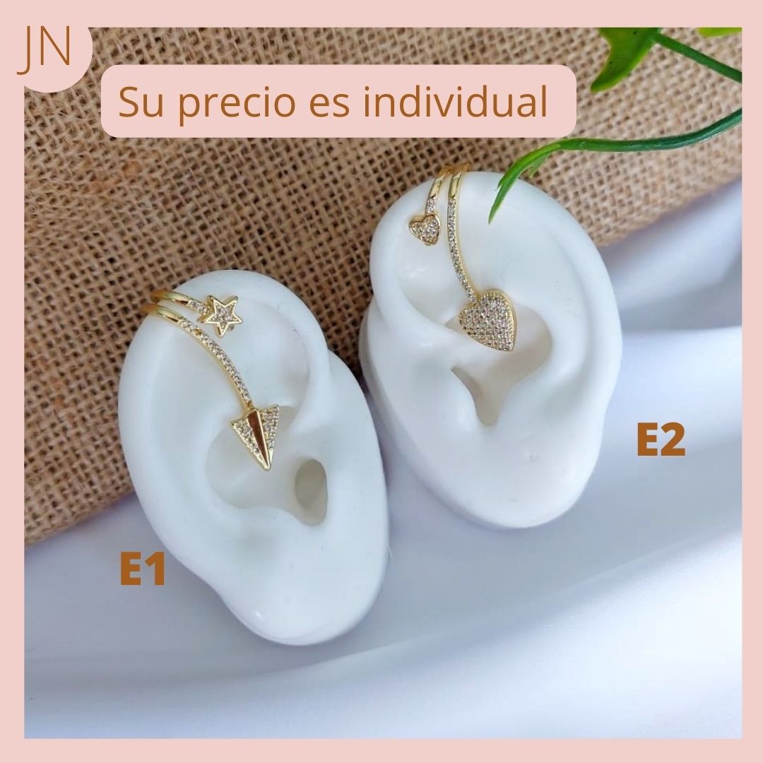 30% DE DESCUENTO: Ear-cuff Largo Tipo Orejero