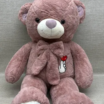 Imagen del producto OSO PATAS LARGAS CON MOÑO/BORDADO 90 CM 
