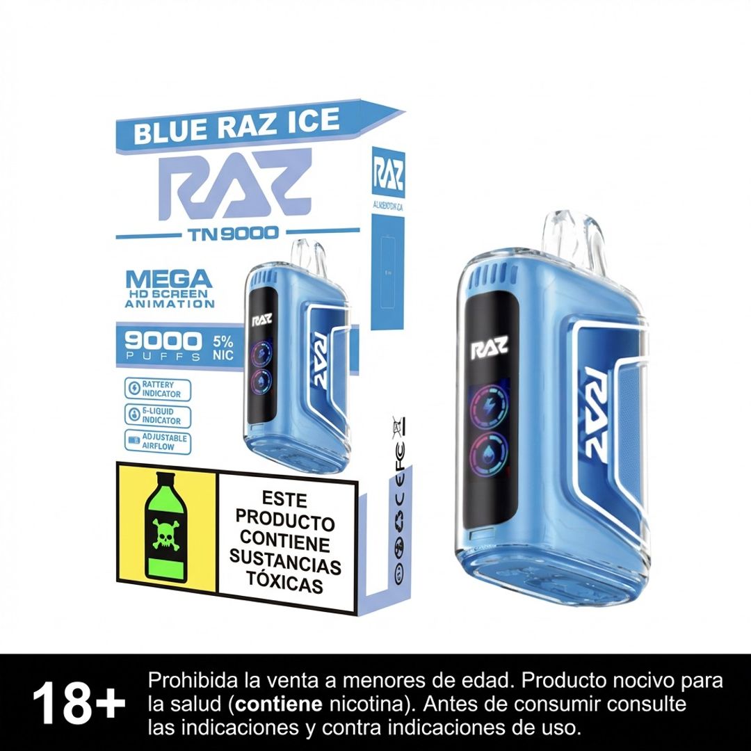 Raz Blue Raz Ice 9.000 Puffs