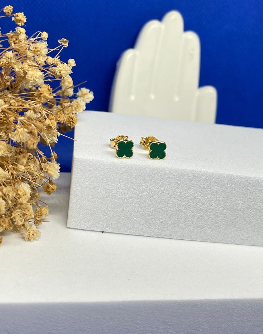 Topos van cleef pequeños 5mm verdes