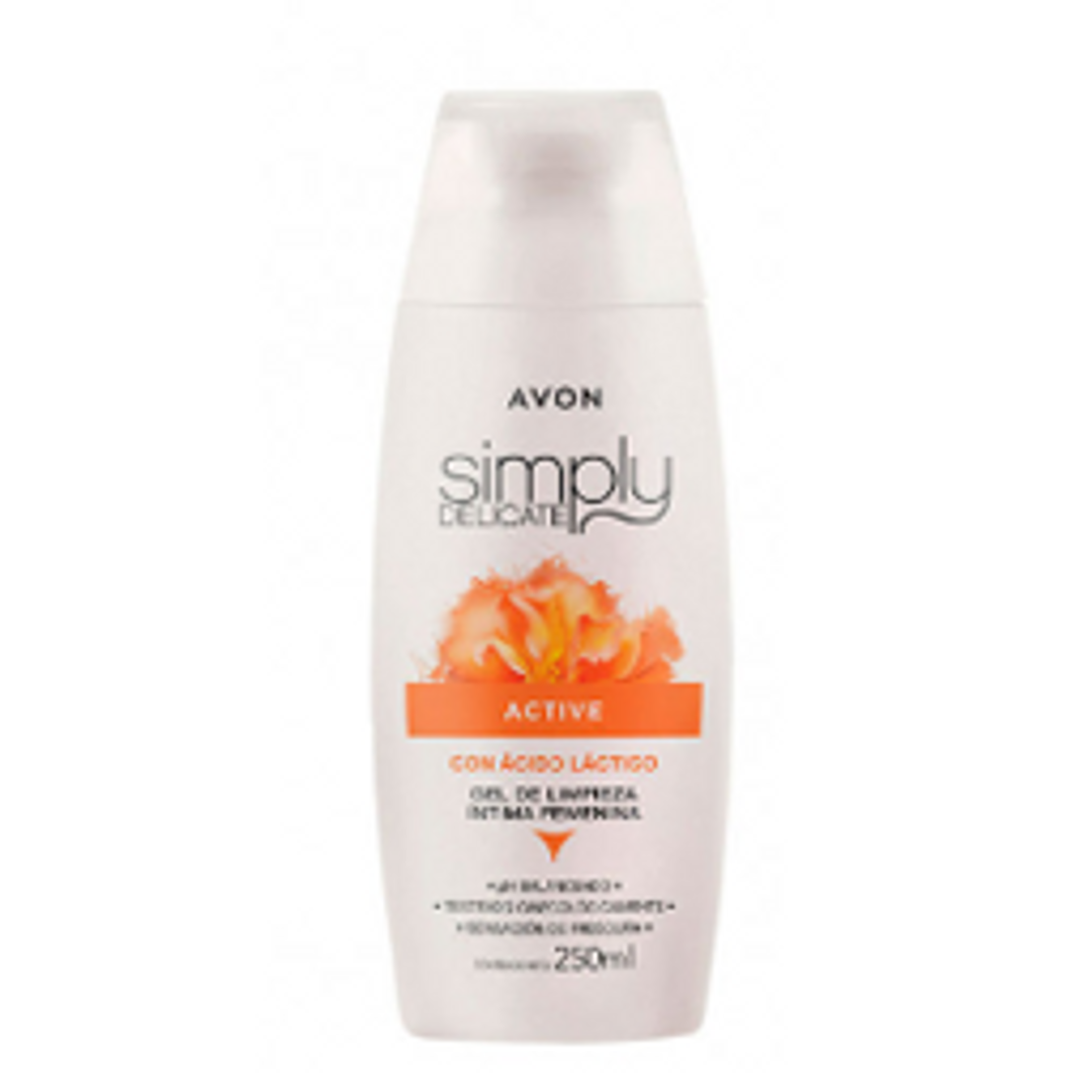 SIMPLY DELICATE JABÓN LÍQUIDO ÍNTIMO ACTIVE CON ÁCIDO LÁCTICO 250 ML