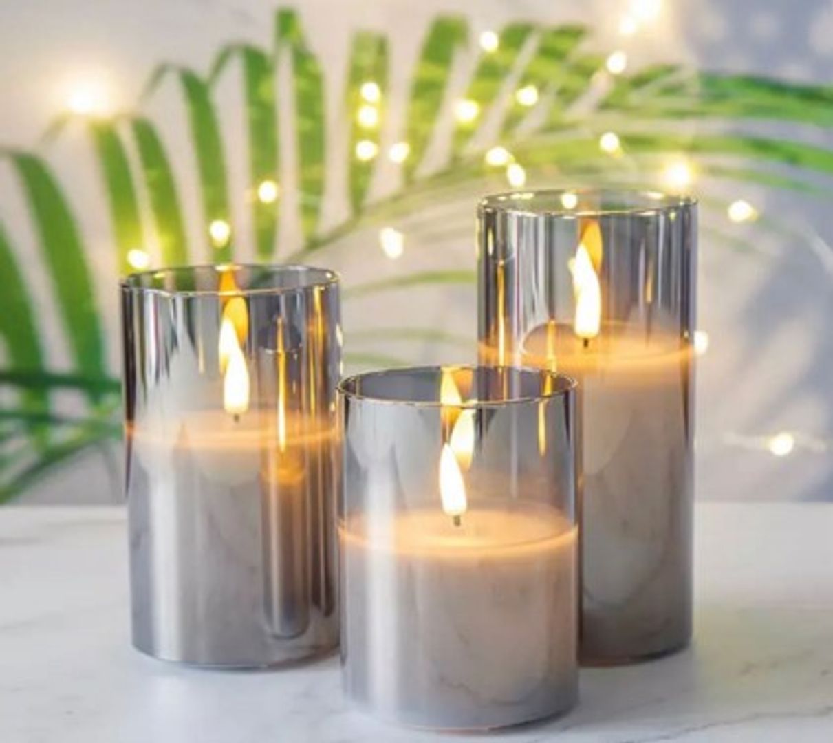 Set Velas Humo Decorativa de Pilas