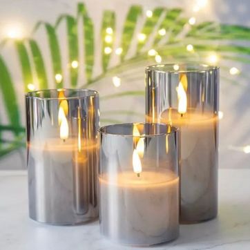 Imagen del producto Set Velas Humo Decorativa de Pilas