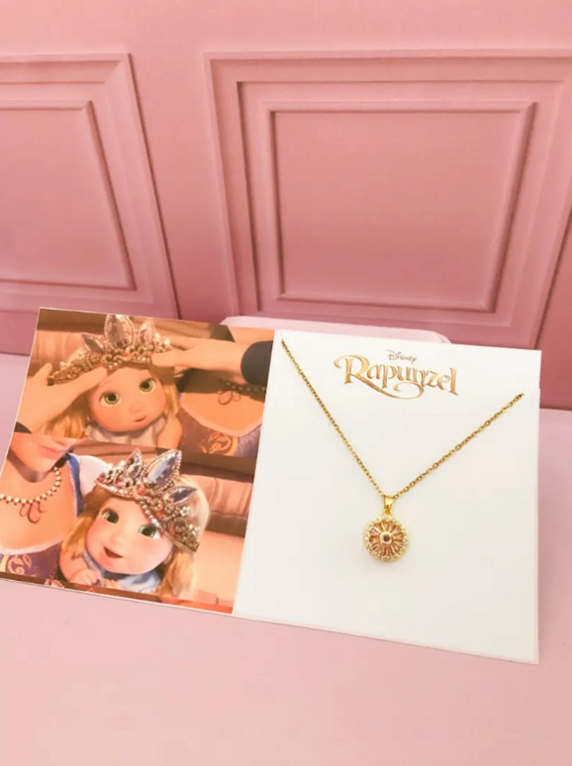 COLLAR GIRATORIO ROSA RAPUNZEL