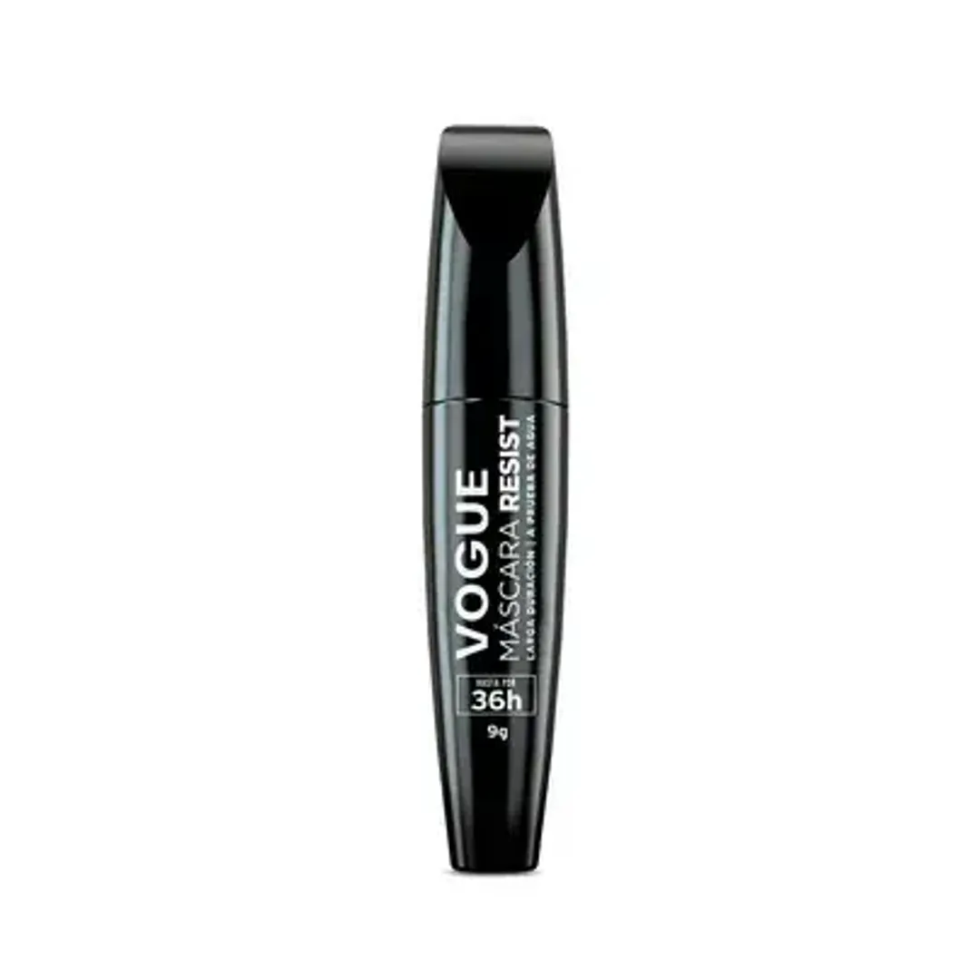 MASCARA RESIST 36H 9GR A PRUEBA DE AGUA VOGUE 