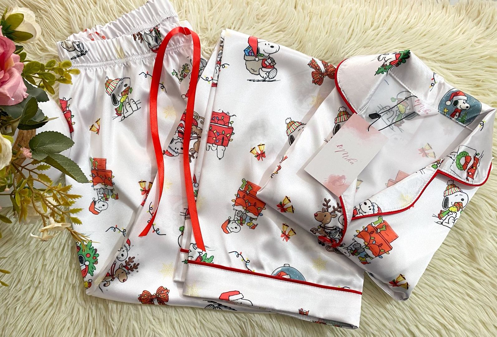 Set "Snoopy Navideño" / Seda