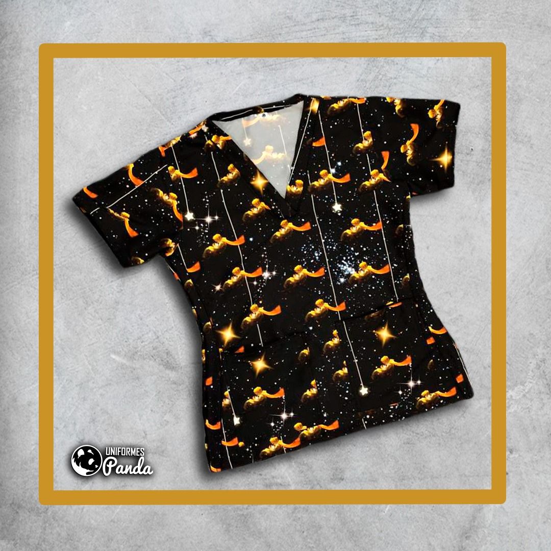  Uniforme Antifluido Estampado Completo 