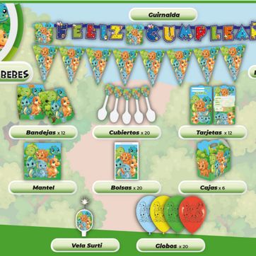Imagen del producto DECORACION DINOSAURIOS BEBÉS