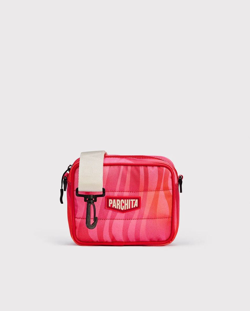 BANDOLERA MILU SINFONIA ROJO X FUCSIA